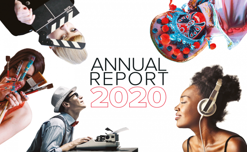 CISAC 2020 Annual Report Cover