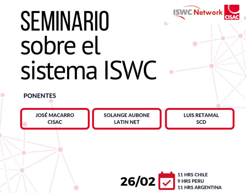 ISWC LAC societies training
