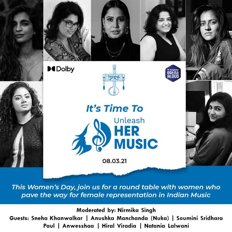 IPRS #HerMusic initiative social media creative