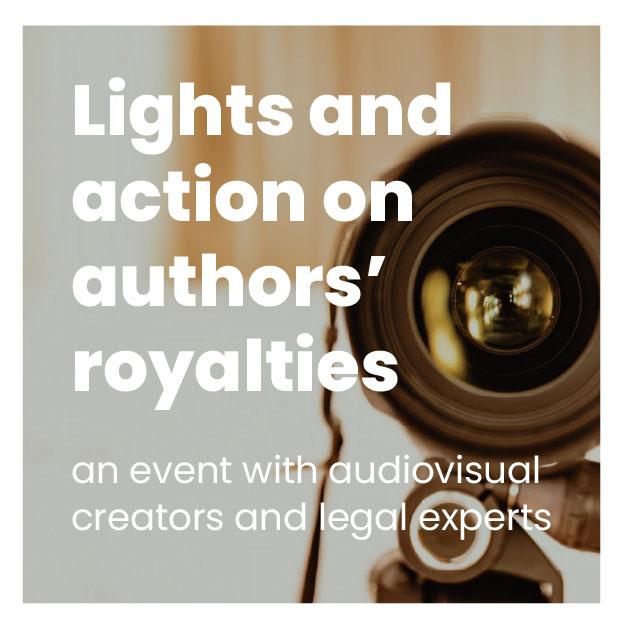 Lights and action on authors' royalties