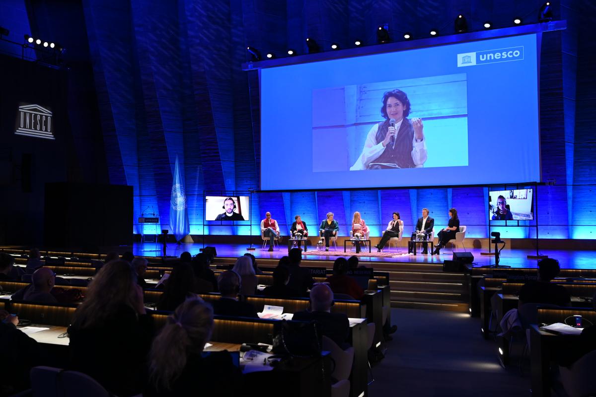 CISAC VP Ángeles González-Sinde at UNESCO