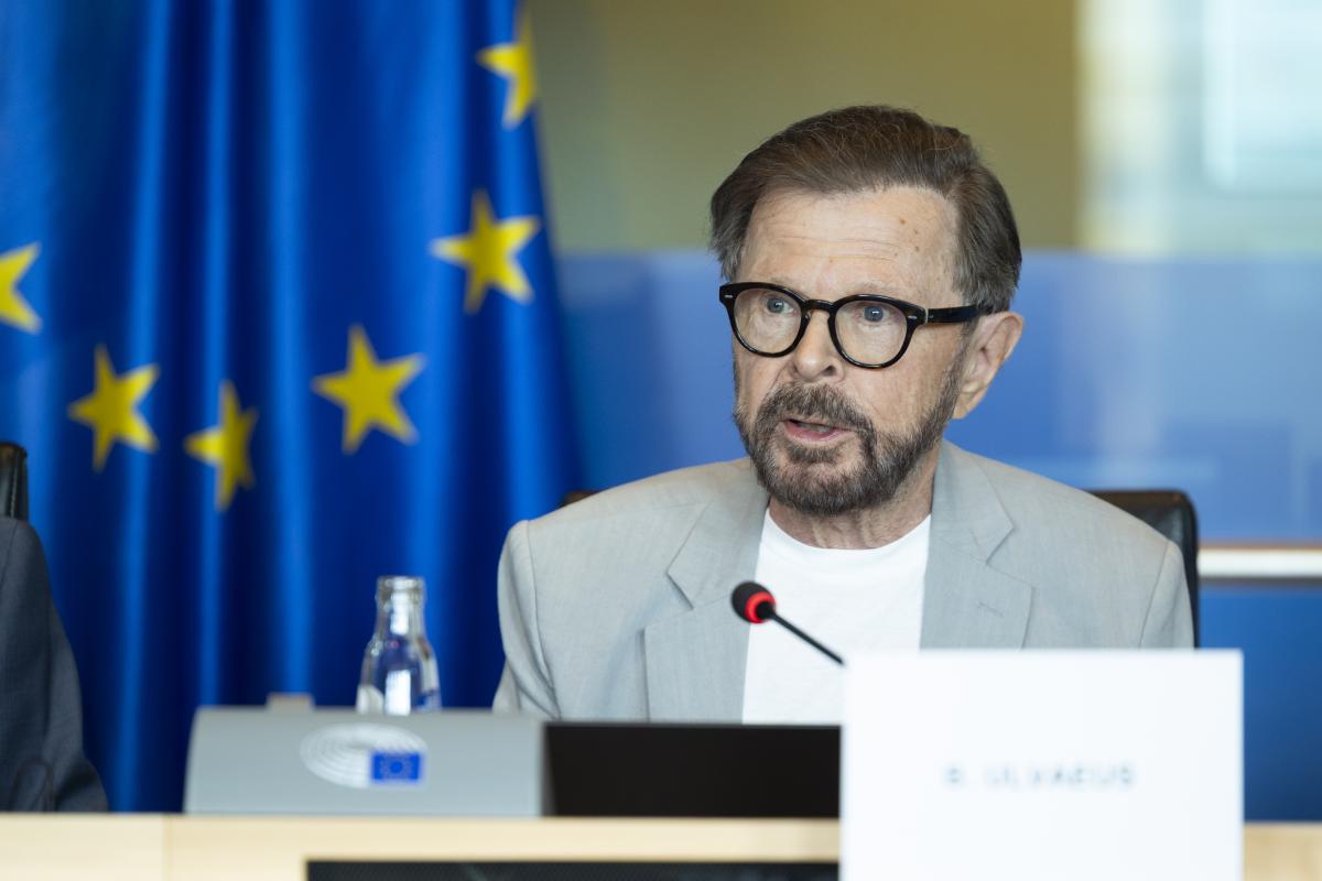 Björn Ulvaeus at EU CULT's Public hearing on 'Empowering creators in the age of AI'