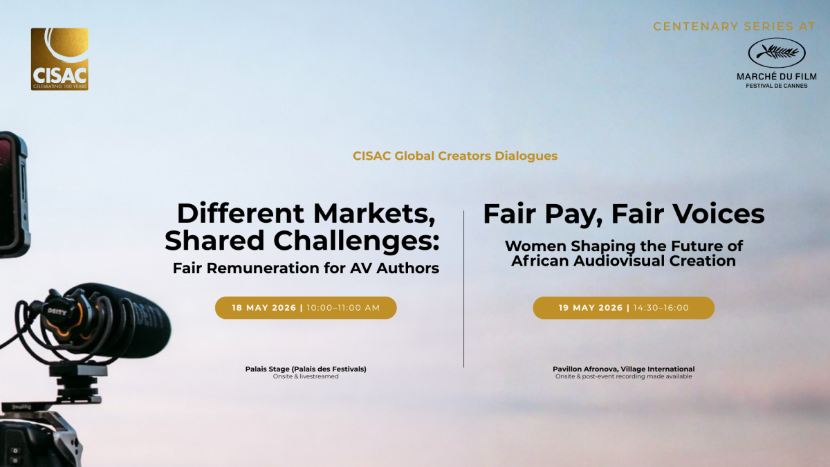 CISAC AV Panel: Cannes 2026