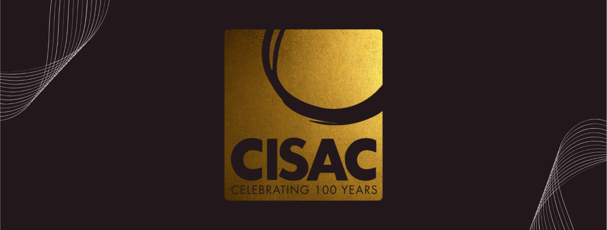 CISAC Centenary logo.