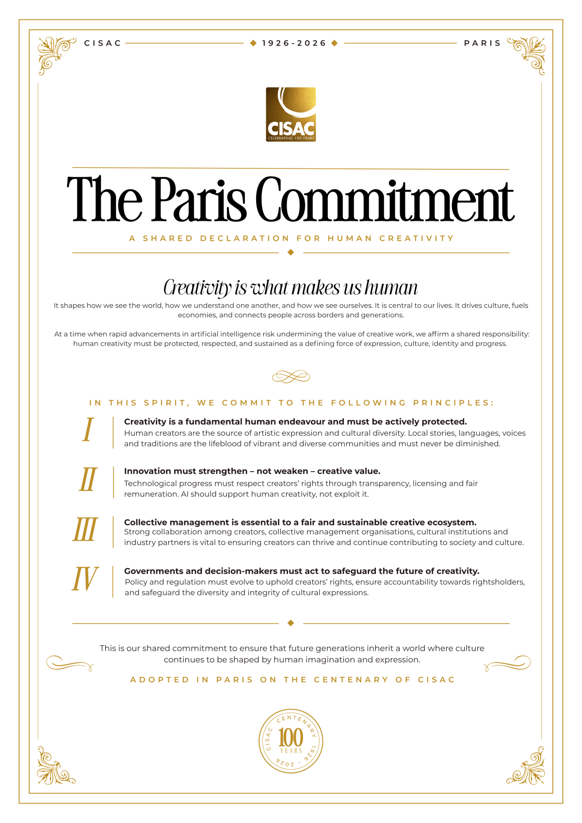 Paris Commitment