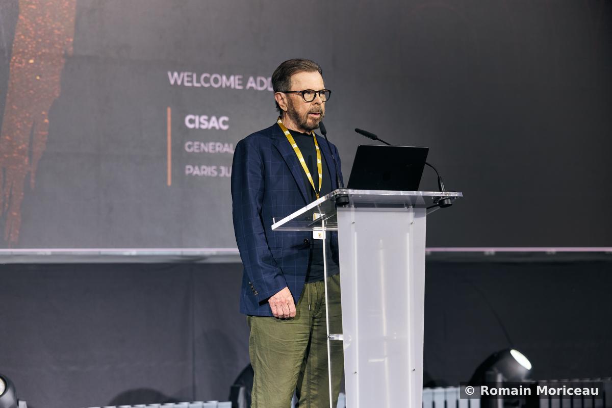 CISAC 2026 GA_Björn Ulvaeus giving his keynote speech