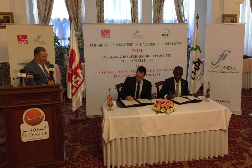 2019 09 15 OAPI CISAC Signing 2019 09 15 OAPI CISAC Signing