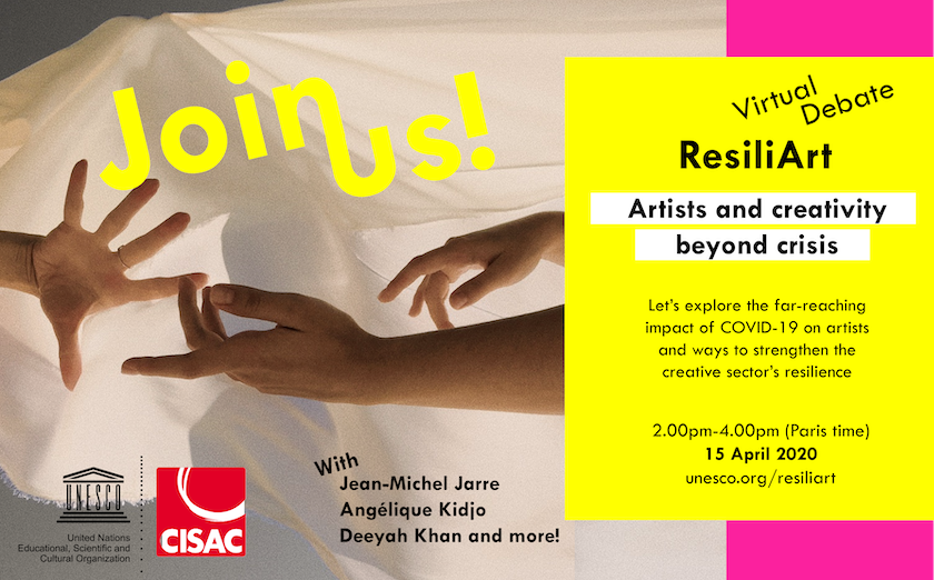 2020 04 Resiliart Unesco Invitation 2020 04 Resiliart Unesco Invitation