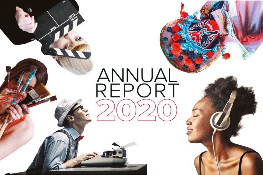 CISAC 2020 Annual Report Cover