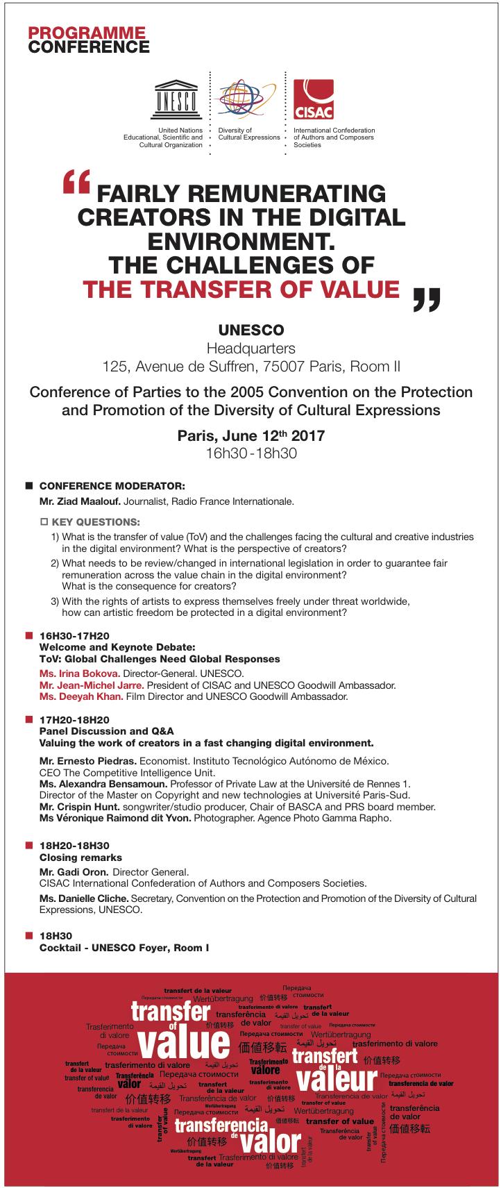 Programme UNESCO-CISAC Programme UNESCO-CISAC
