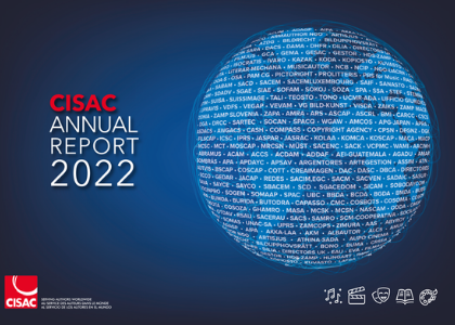 CISAC 2022 Annual Report Cover