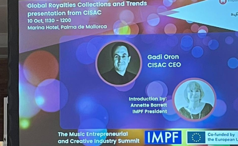 Gadi Oron speaks at the IMPF Creative Industry Summit