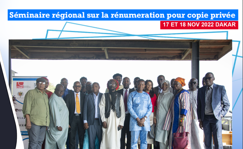 Group Photo of CISAC Private Copying Seminare, Dakar 2022