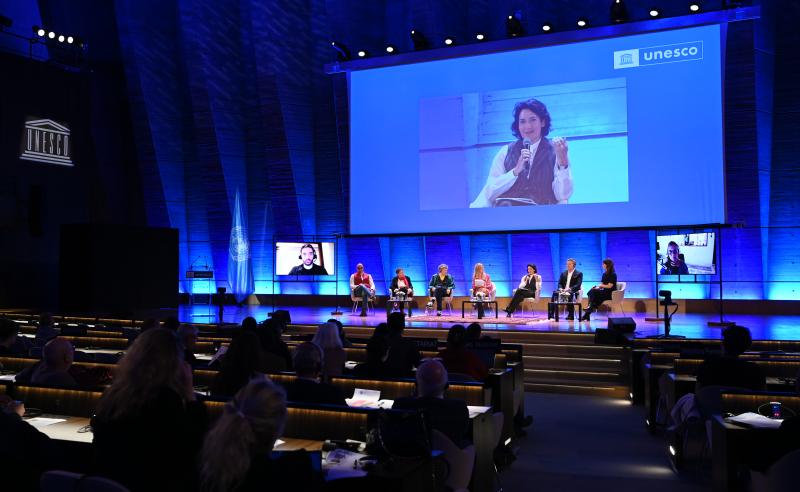 CISAC VP Ángeles González-Sinde at UNESCO