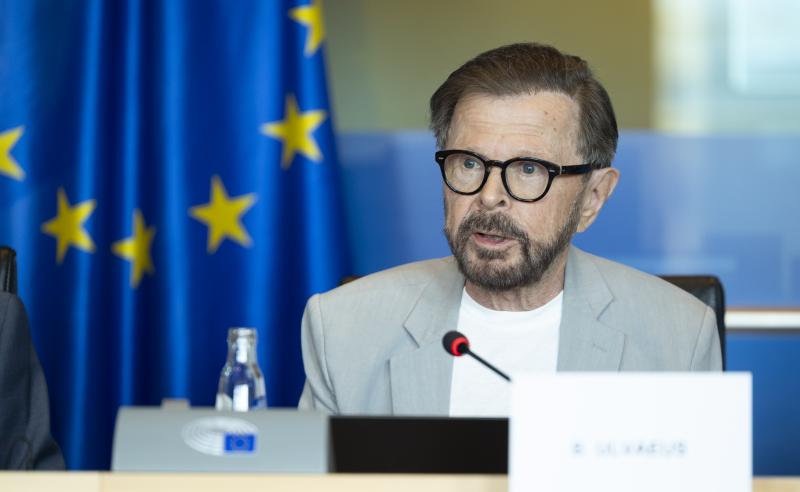 Björn Ulvaeus at EU CULT's Public hearing on 'Empowering creators in the age of AI'