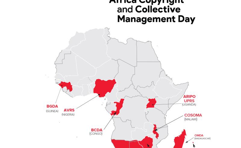 Map of Africa showing participating CMOs