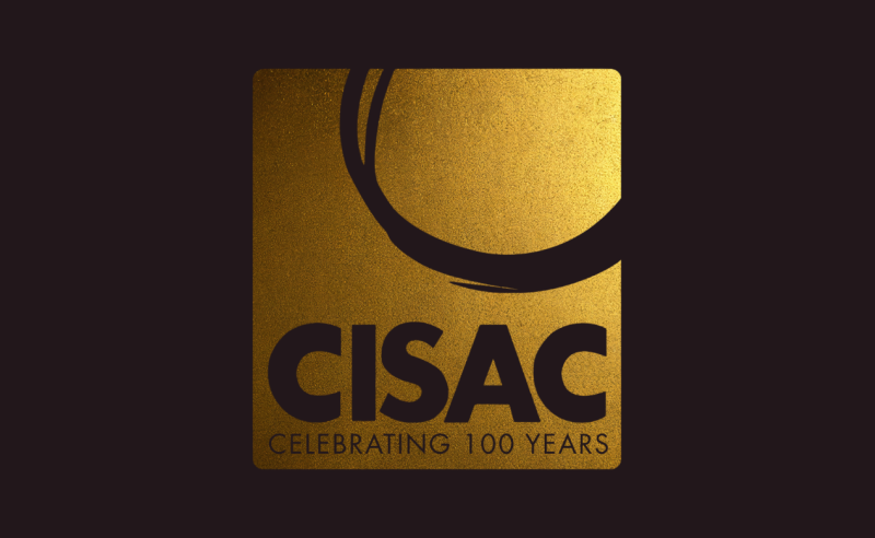 CISAC Centenary logo.