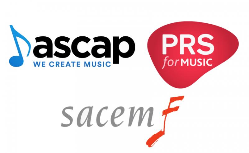 ASCAP PRS SACEM header